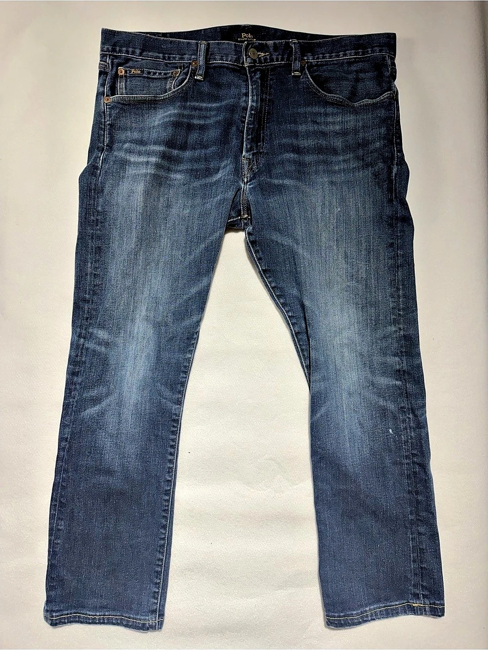 Polo Ralph Lauren Varick Slim Straight Jeans Men's Blue Jeans Waist 35 x 30